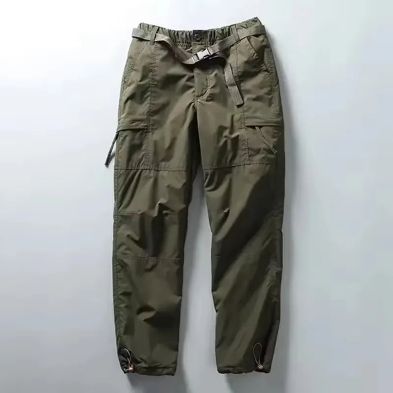 Tooling Pants Thick Waterproof Fleece Cargo Pants Men