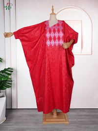 His & Hers Agbada Set – 3-Piece Bazin