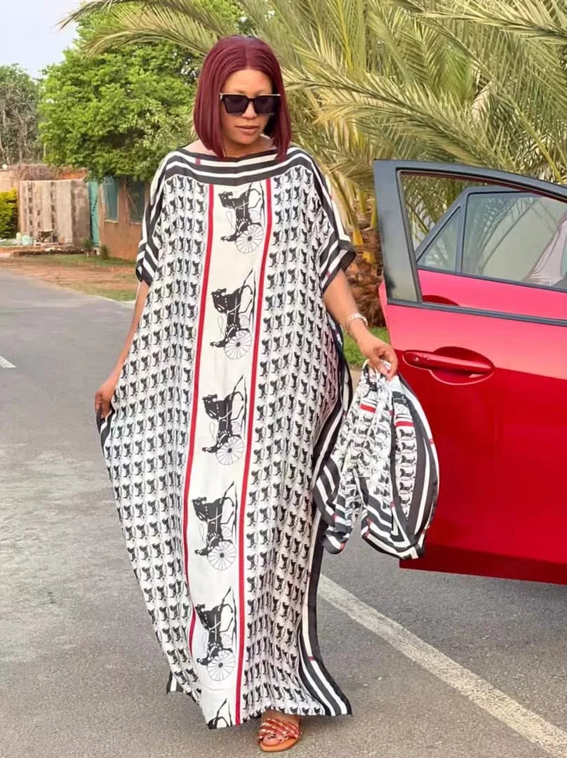 Women dresses Print Dashiki Sexy Boho Casual Beach Women Long Dress