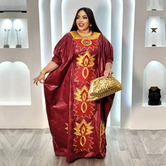 Women's Embroidered Abaya Gown – Plus Size