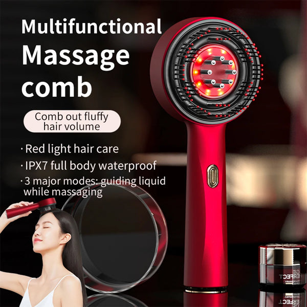 Vibration Massage Comb - Front View | ARINZE