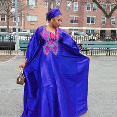 Women's Embroidered Boubou – One Size