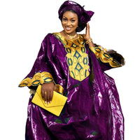 Women's Bazin Riche Gown – Long Embroidered