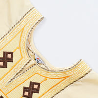 Men's Yellow Embroidered 3-Piece Set