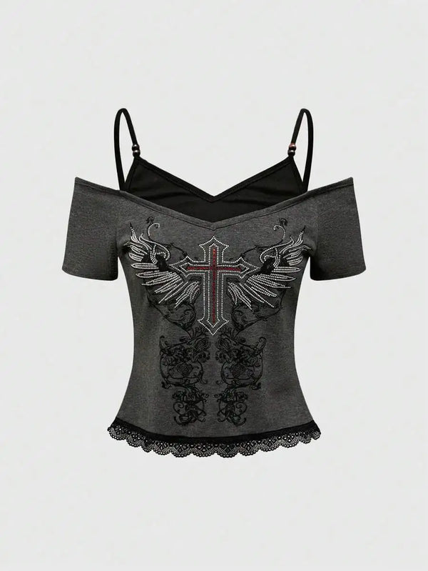 Oversized Cloud-Cotton Tee - Front View | ARINZE