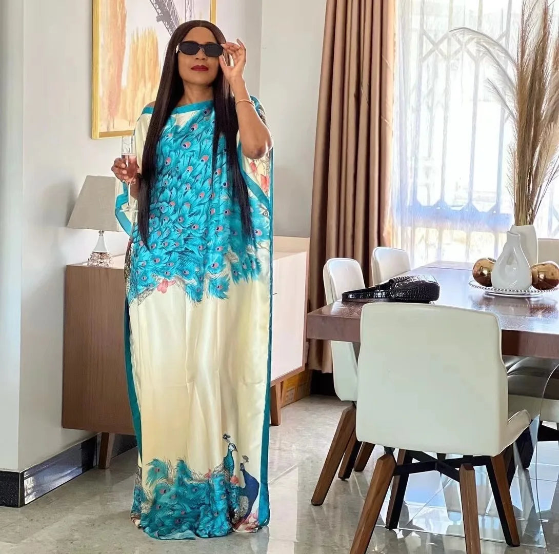 Women dresses Print Dashiki Sexy Boho Casual Beach Women Long Dress