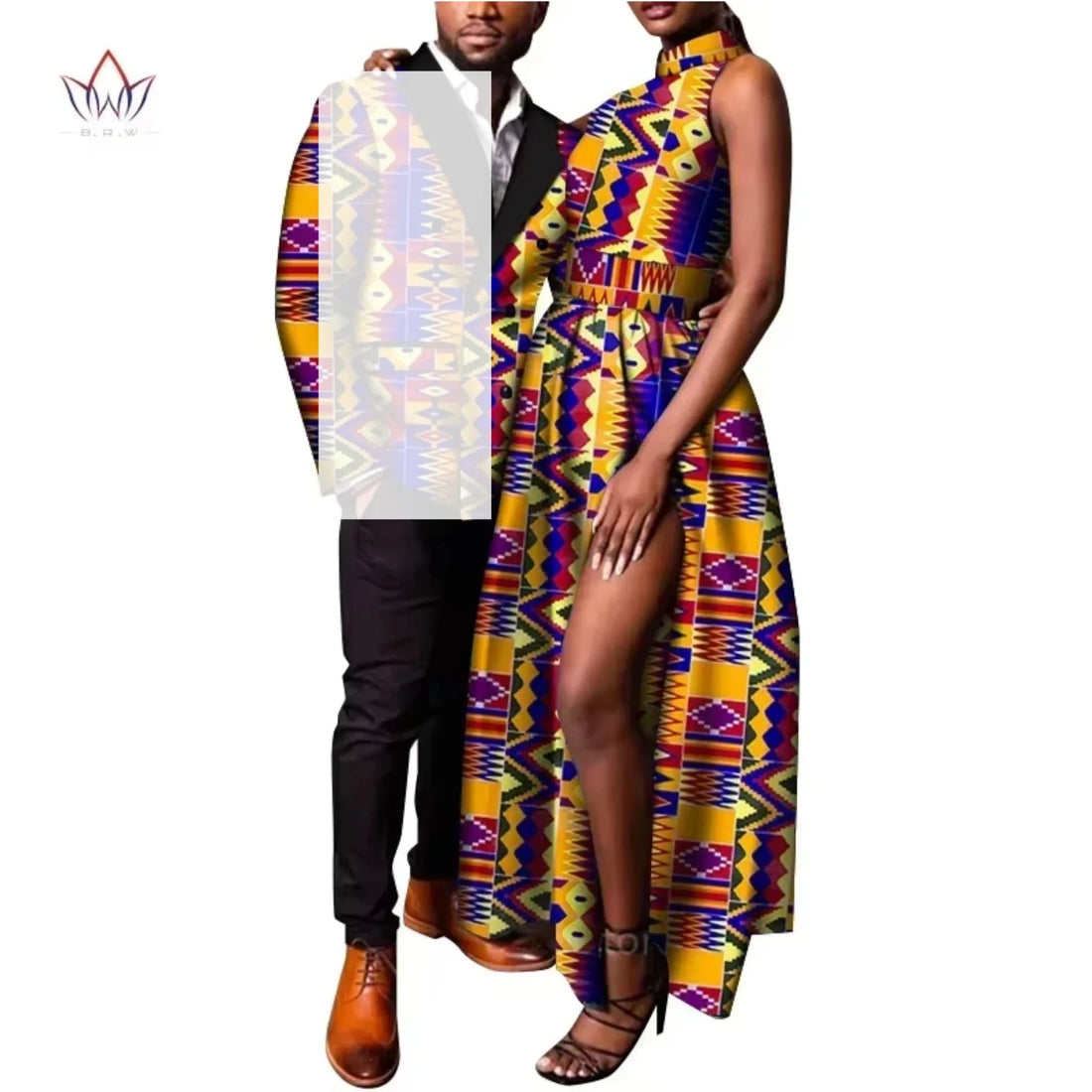 BintaRealWax African Couple Clothing for Lover