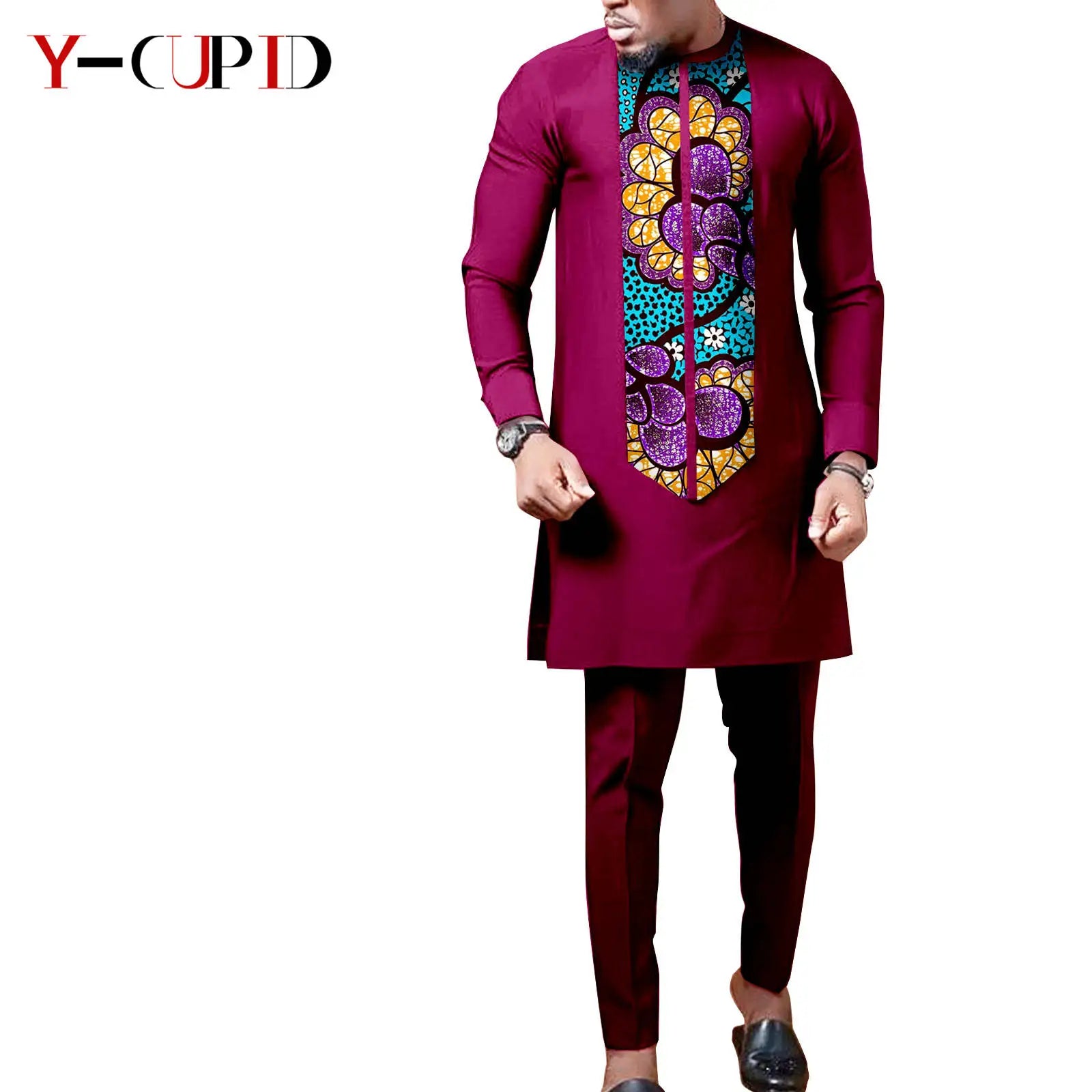 African Print Dresses Matching Couple Clothes