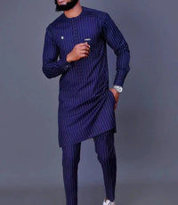 Men's Short Sleeve Set – Summer Print