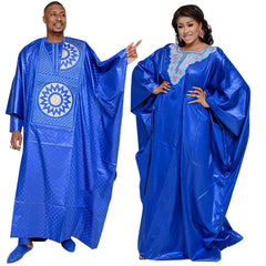 His & Hers Bazin Riche Set – Embroidered