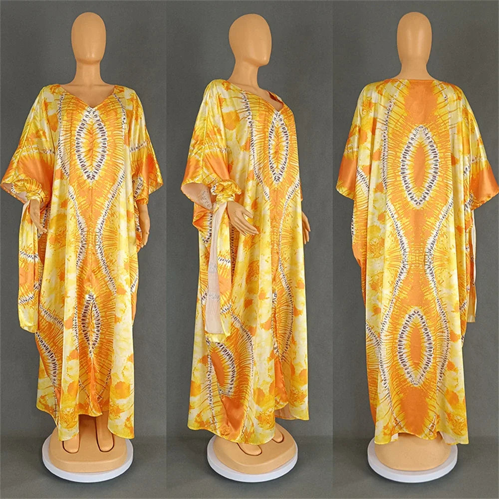African Long Dresses for Abaya Women Traditional Dress