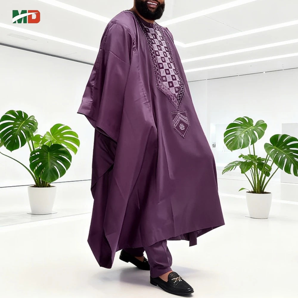 MD African For Men Traditional 3PCS Outfit