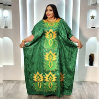 Women's Embroidered Abaya Gown – Plus Size