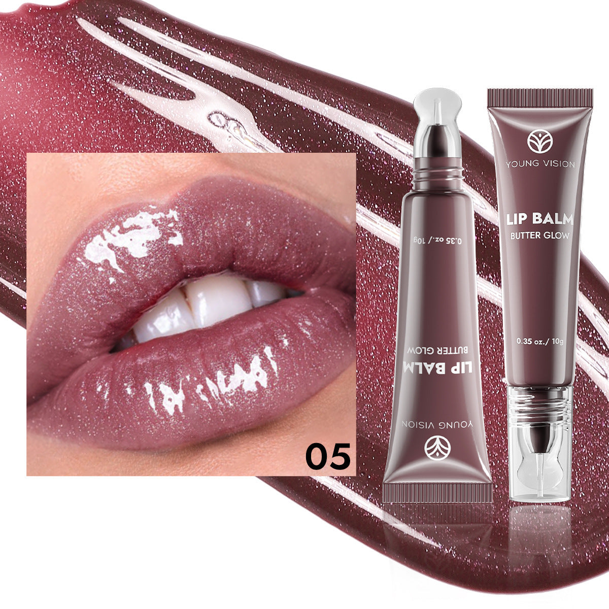 Modular Plug Hose Lip Gloss Moisturizing Lip Gloss 6 Colors Optional