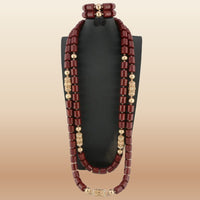 Nigerian Wedding Bead Collection - Classic in Burgundy 3