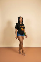 African Queen Kente T-Shirt - Cultural Heritage