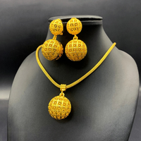 Gold-Plated Bridal Jewelry Set – Dubai Ball