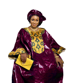 Women's Bazin Riche Gown – Long Embroidered
