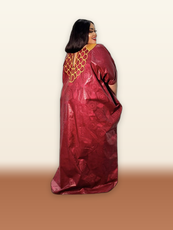 Women's Embroidered Abaya Gown – Plus Size