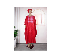 His & Hers Agbada Set – 3-Piece Bazin
