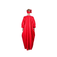 His & Hers Agbada Set – 3-Piece Bazin