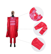 His & Hers Agbada Set – 3-Piece Bazin
