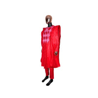 His & Hers Agbada Set – 3-Piece Bazin