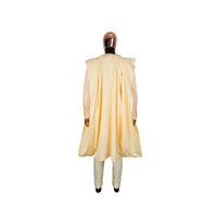 Men's Yellow Embroidered 3-Piece Set