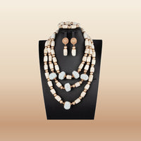 Traditional Nigerian Coral Beads - Grand Bridal in Ivory 1