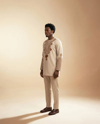 Gold Printed Casual Set - Men's 2-Piece Style - view 3