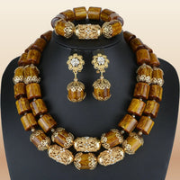 Nigerian Wedding Bead Collection - Classic in Amber 2