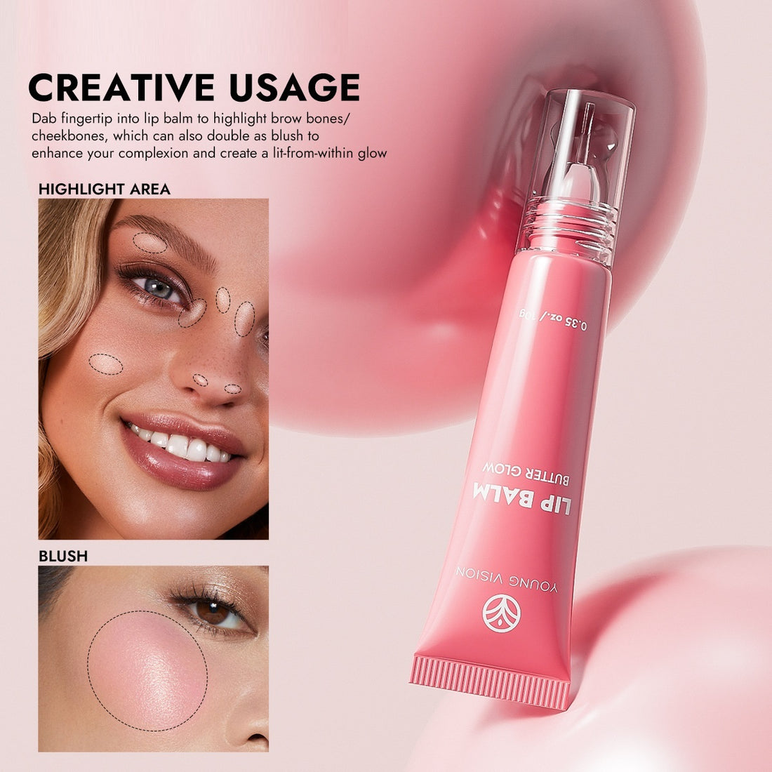 Modular Plug Hose Lip Gloss Moisturizing Lip Gloss 6 Colors Optional