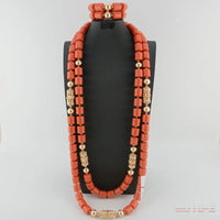 Nigerian Wedding Bead Collection - Classic in Coral 5
