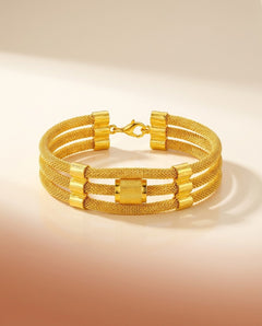 Ethiopian Gold-Plated Jewelry Set - Multi-Layer - view 2