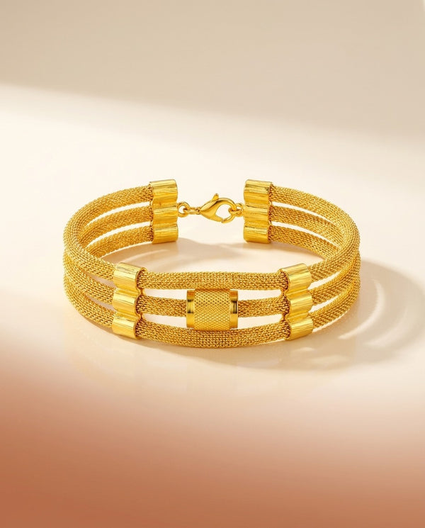 Ethiopian Gold-Plated Jewelry Set - Multi-Layer - view 2