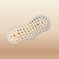 Pearl Beaded Hair Clips - Korean Style Barrettes in A15