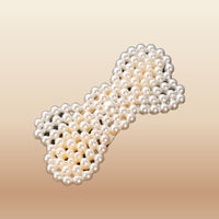 Pearl Beaded Hair Clips - Korean Style Barrettes in A9