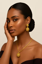 24K Gold-Plated Bridal Set - Ball Collection