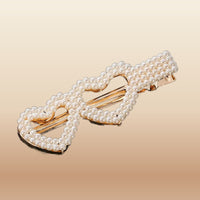 Pearl Beaded Hair Clips - Korean Style Barrettes in B16