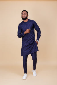 Men's royal kaftan agbada set - Style 19