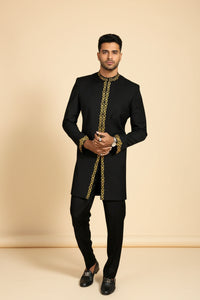 Men's royal kaftan agbada set - Style 3