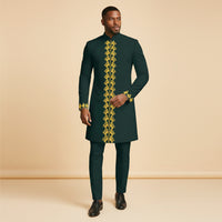 Men's royal kaftan agbada set - Style 15