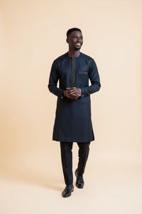 Men's royal kaftan agbada set - Style 28