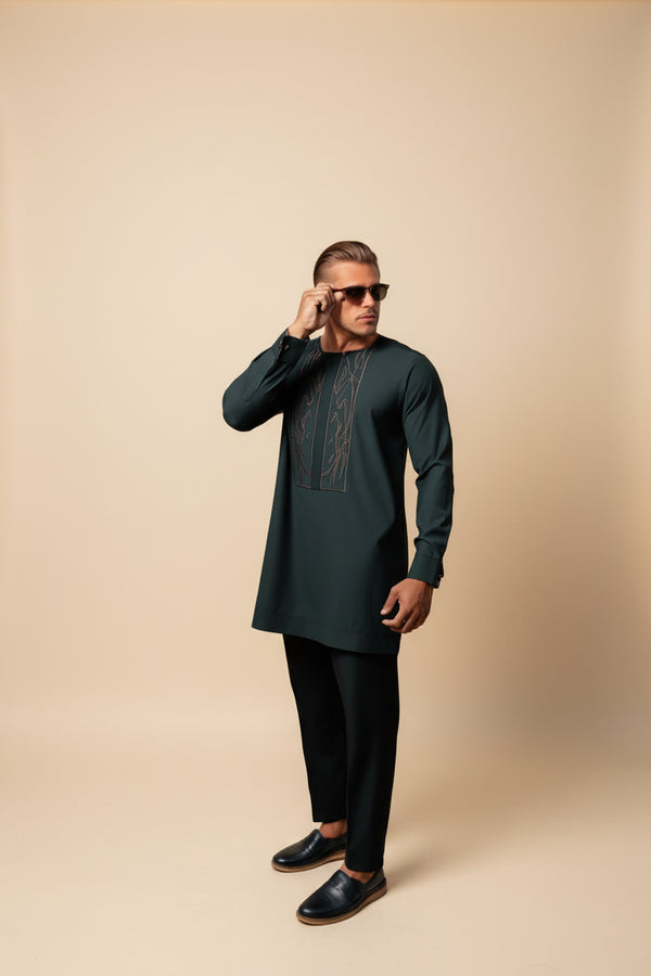 Men's royal kaftan agbada set - Style 29
